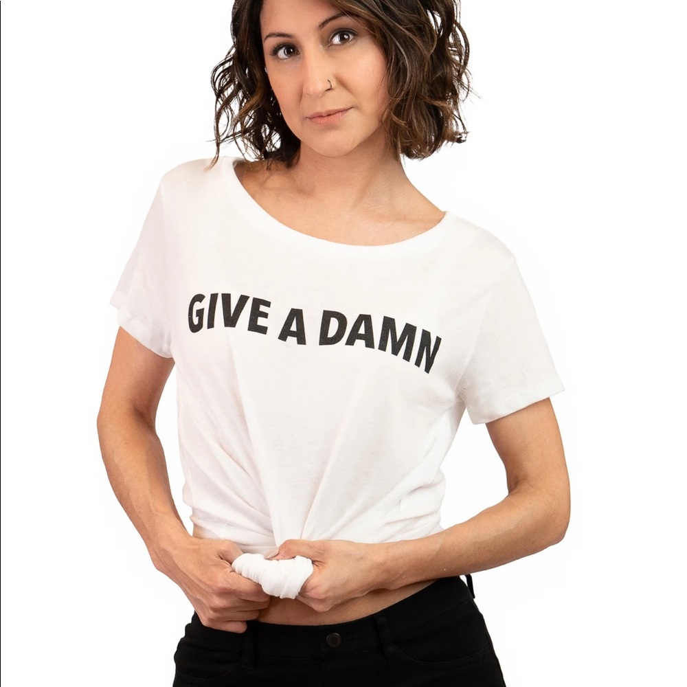 Sellout Life Give a Damn shirt; NWT graphic tee